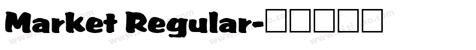 Market Regular字体转换